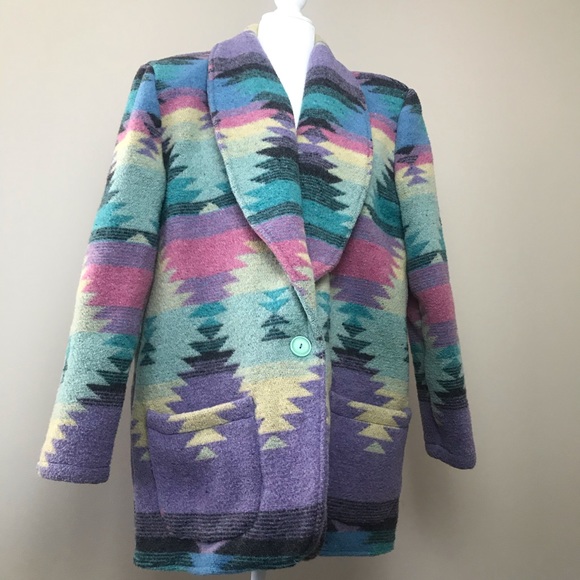 Vintage Jackets & Blazers - Vintage Desert Designs Southwestern Coat